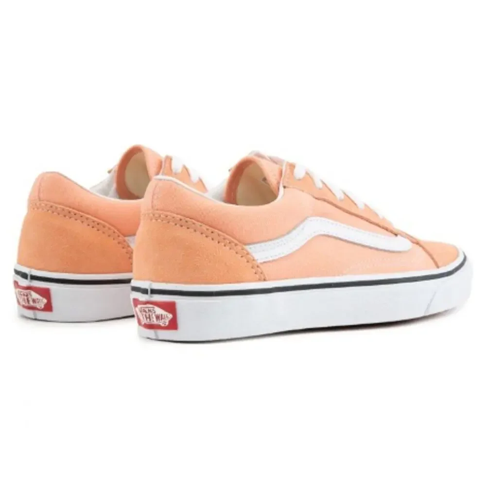 Vans Kids Girls Old Skool Sneakers Salmon/True White Size 10.5K NWOB - Picture 3 of 11